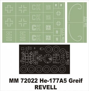 Montex MM72022 He-177 Greif REVELL 4616 1/72