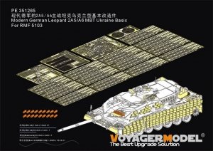 Voyager Model PE351265 Modern German Leopard 2A5/A6 MBT Ukraine Basic For RFM 5103 1/35