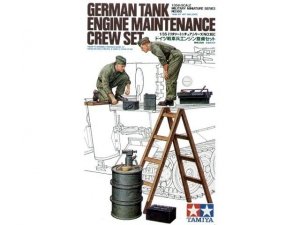 Tamiya 35180 German Tank Engine Maintenance Crew Set (1:35)