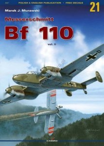 Kagero 3021 Messerschmitt Bf 110 vol. II EN/PL (bez dodatków) ( no decal )