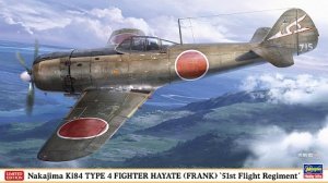 Hasegawa 07534 Nakajima Ki84 Type 4 Fighter Hayate (Frank) 51st Flight Regiment 1/48