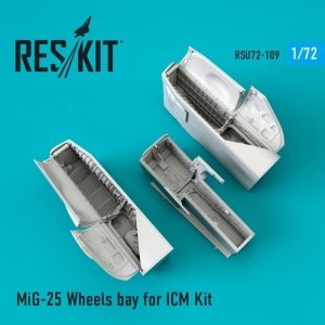 RESKIT RSU72-0109 MiG-25 Wheels bay for Icm 1/72