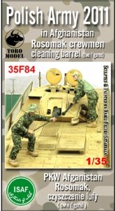 Toro 35F84 PKW Afganistan - Rosomak, czyszczenie lufy Dwie figurki wraz z kalkomanią 1/35