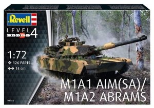 Revell 03346 M1A1 AIM(SA)/ M1A2 Abrams 1/72