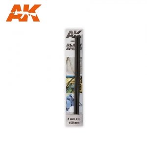 AK Interactive AK9187 BLACK SPRING 4MM Ø