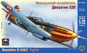 Ark Models 72016 Dewoitine D.520 С French fighter (1:72)