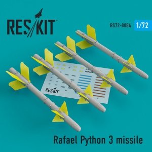 RESKIT RS72-0084 PYTHON 3 MISSILES (4 PCS) 1/72