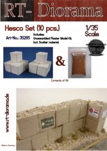 RT-Diorama 35265 Hescos Set (10 pcs) 1/35