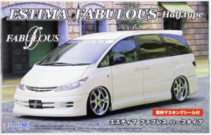 Fujimi 039060 Toyota Estima Fabulous Half Type with Window Frame Masking Seal 1/24