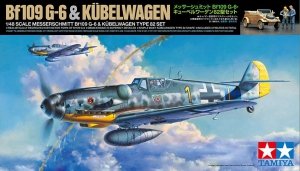 Tamiya 25204 Messerschmitt Bf109 G-6 & Kübelwagen Type 82 Set 1/48
