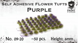 Paint Forge PFFL2609 Purple Flowers 6mm