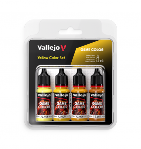 Vallejo 72378 Game Color Yellow Color Set 4x18ml