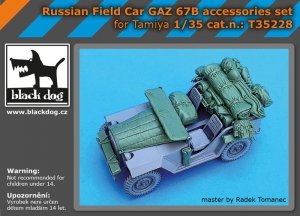Black Dog T35228 Russian field car Gaz 67 B accessories set 1/35