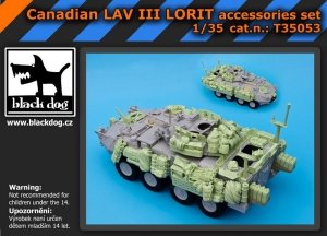 Black Dog T35053 Canadian Lav III Lorit accessories set 1/35