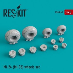 RESKIT RS48-0041 Mi-24 (Mi-35) wheels set 1/48