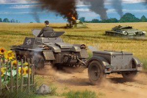 Hobby Boss 80146 Munitionsschlepper auf Panzerkampfwagen I Ausf A with Ammo Trailer 1/35