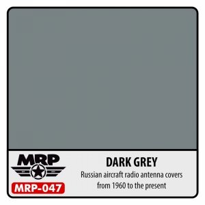 MR. Paint MRP-047 Dark Gray Radio antenna SU-27 Russian aircraft 30ml