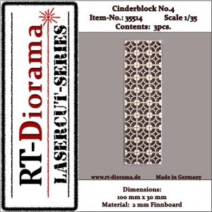 RT-Diorama 35514 Cinderblocks No.4 1/35