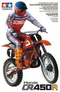 Tamiya 14018 Honda CR450R Motocrosser w/Rider (1:12)