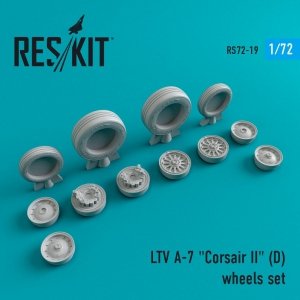 RESKIT RS72-0019 A-7D CORSAIR II WHEELS SET 1/72