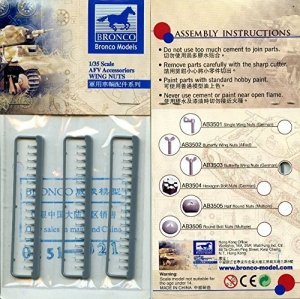 Bronco AB3502 Butterfly Wing Nuts 1/35