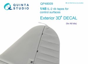 Quinta Studio QP48009 IL-2 rib tapes for control surfaces (All kits) 1/48