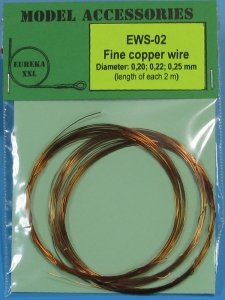 Eureka XXL EWS-02 Fine copper wires 0.20 mm / 0.22 mm / 0.25 mm