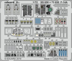 Eduard 73650 F-14A 1/72 FINE MOLDS