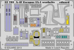 Eduard 32783 A-4F Escapac IA-1 seatbelts 1/32 Trumpeter