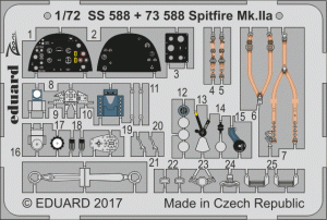 Eduard 73588 Spitfire Mk. IIa REVELL 1/72