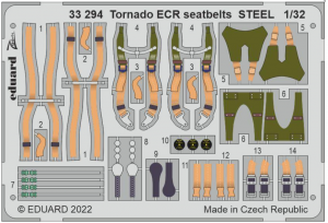 Eduard 33294 Tornado ECR seatbelts ITALERI 1/32