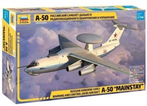 Zvezda 7024 Russian AWACS Aircraft Beriev A-50 MAINSTAY 1/144