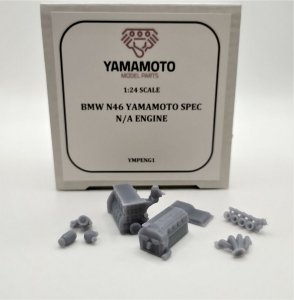Yamamoto Model Parts YMPENG1 Silnik BWM N46 Yamamoto Spec - wolnossący 1/24