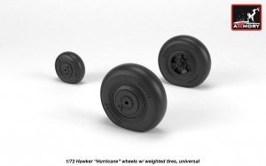 Armory Models AW72416 Hawker Hurricane wheels w/ weighted tires 1/72