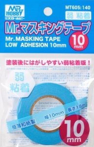 Mr.Hobby MT-605 Mr. Masking Tape Low Adhesion 10mm