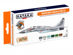 Hataka HTK-CS93 Modern North Korean AF paint set (6x17ml)