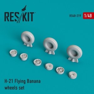 RESKIT RS48-0219 H-21 Flying Banana wheels set 1/48