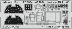 Eduard FE1364 Hurricane Mk. I HOBBY BOSS 1/48
