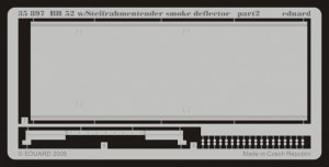 Eduard 35897 BR 52 w/ Steifrahmentender smoke deflector 1/35 Trumpeter
