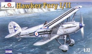 A-Model 72138 Hawker Fury Mk.I/Mk.II Fighter-Biplane 1:72
