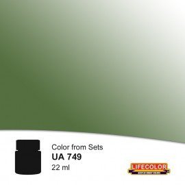 Lifecolor UA749 Vegetable origin Damp Green 22ml