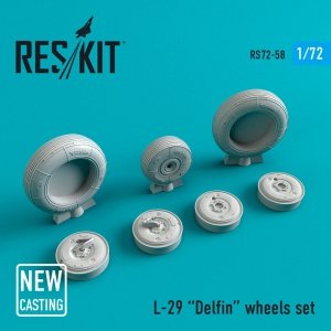 RESKIT RS72-0058 L-29 WHEELS SET 1/72