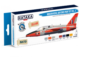 Hataka HTK-BS70 Modern Royal Air Force paint set vol. 3 8x17ml