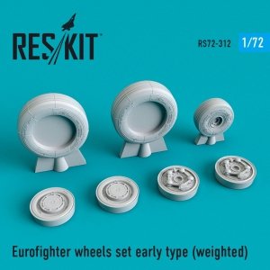 RESKIT RS72-0312 EUROFIGHTER WHEELS SET EARLY TYPE (WEIGHTED) 1/72