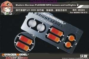 Voyager Model BR35023 Modern German PzH2000 SPH Lenses and taillights (For MENG TS-012) 1/35