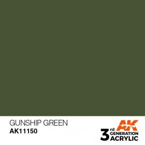 AK Interactive AK11150 GUNSHIP GREEN – STANDARD 17ml