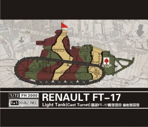Flyhawk FH3000 Renault FT-17 Light Tank (Cast turret) 1+1 (1:72)