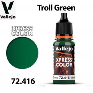 Vallejo 72416 Xpress Color - Troll Green 18ml