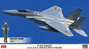 Hasegawa 02325 F-15J Eagle w/J.A.S.D.F. Female Pilot Figure Limited Edition 1/72
