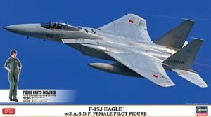 Hasegawa 02325 F-15J Eagle w/J.A.S.D.F. Female Pilot Figure Limited Edition 1/72